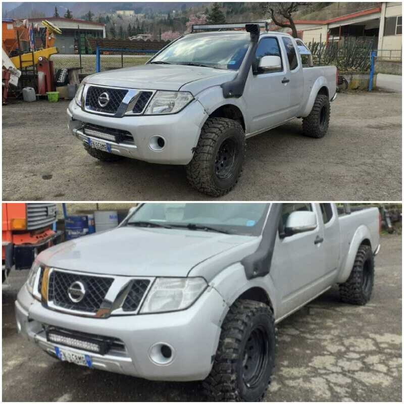 LIFT KIT - KIT RIALZO +5 NISSAN  NAVARA dal 2005 al 2015