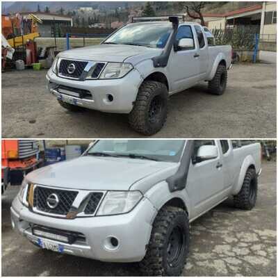 LIFT KIT - KIT RIALZO +5 NISSAN  NAVARA dal 2005 al 2015