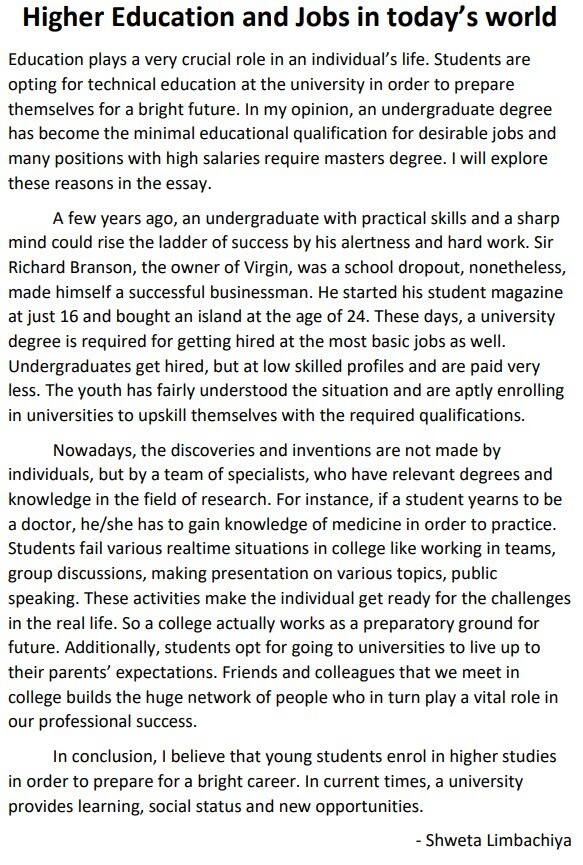 Free ESSAYS