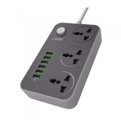 Electros Power Extension (6 FAST USB Ports + 3 Plugs)