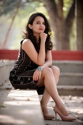 Sambalpuri Ikat Sheath Dress Black