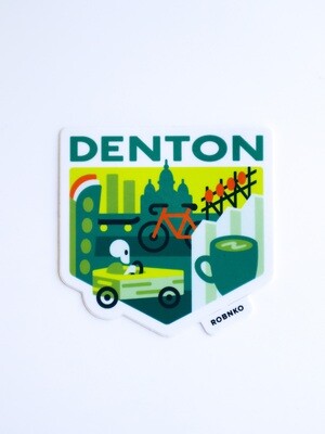 Denton City Sticker