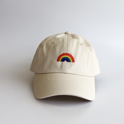 Rainbow Beige Hat