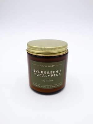 Mini Evergreen + Eucalyptus Candle