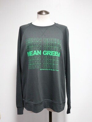 Mean Green Raglan Sweatshirt