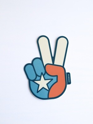 Peace Y'all Sticker - Vintage