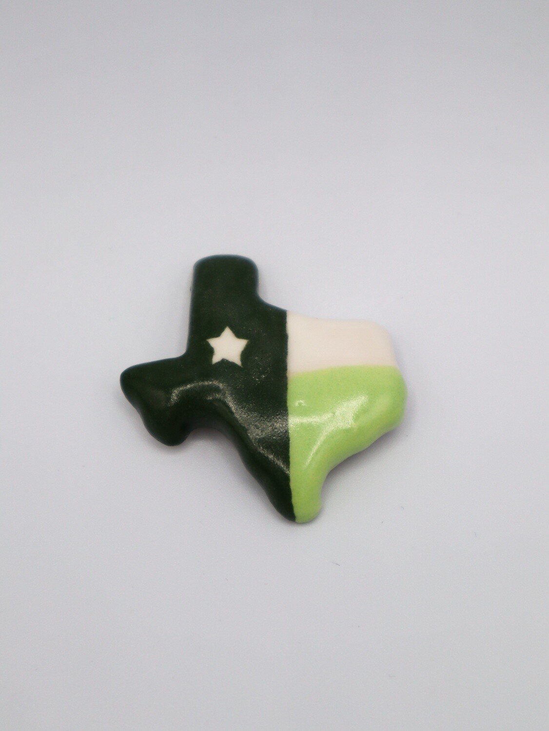 Green Texas Flag Magnet