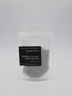 Charcoal Sea Salt Bath Soak