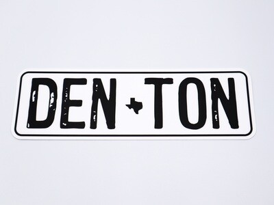DENTON Bumper Sticker