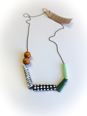 Mixed Material Necklaces