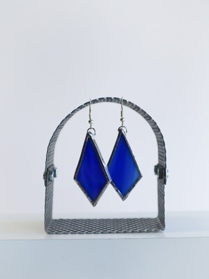 Diamond Glass Earrings