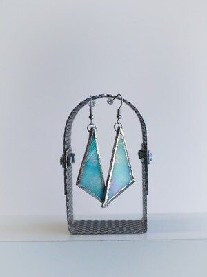 Triangle Glass Earrings