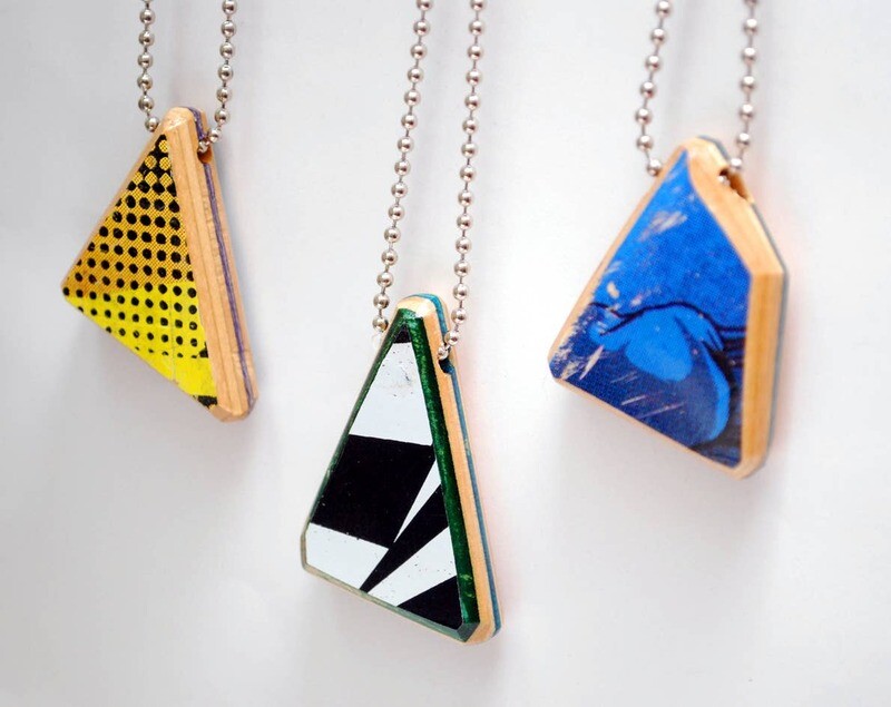Random Skateboard Necklace