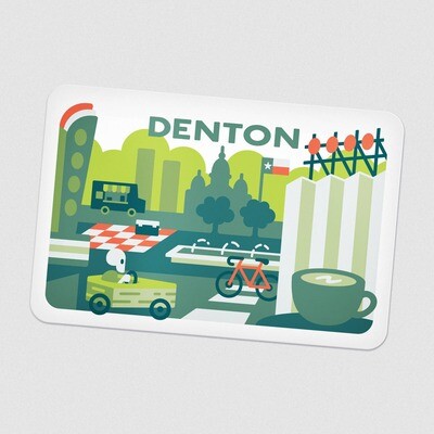 Denton City Postcard