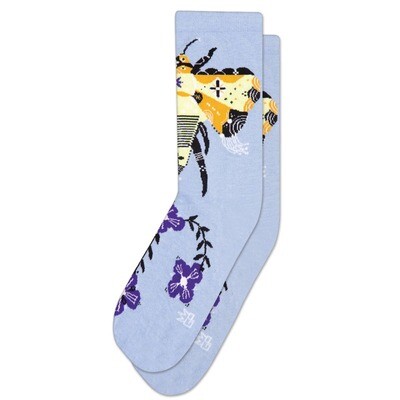 Bee & Flowers Dress Socks