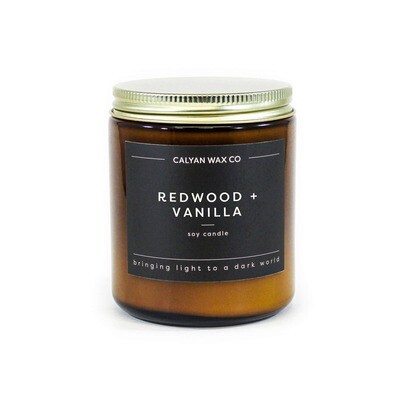 Redwood + Vanilla Candle