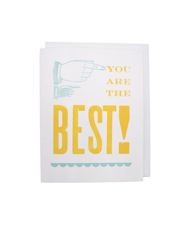 You Are The Best Notecard