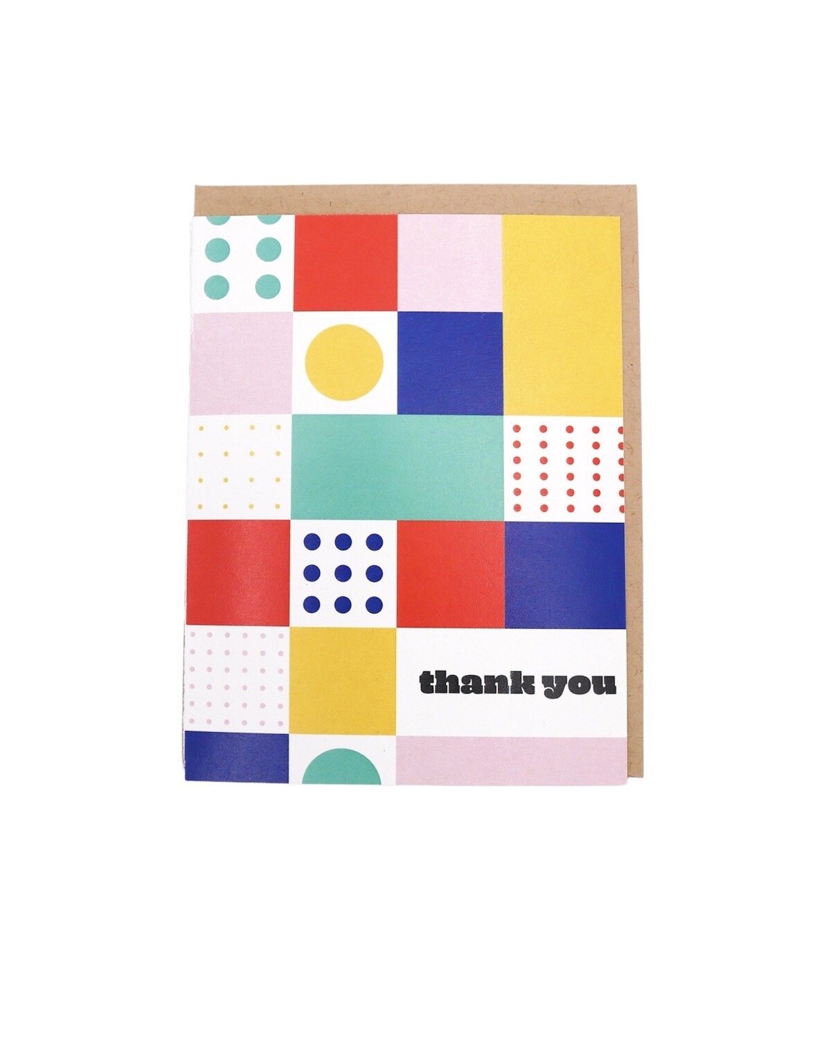 Multi-square Thank You Card