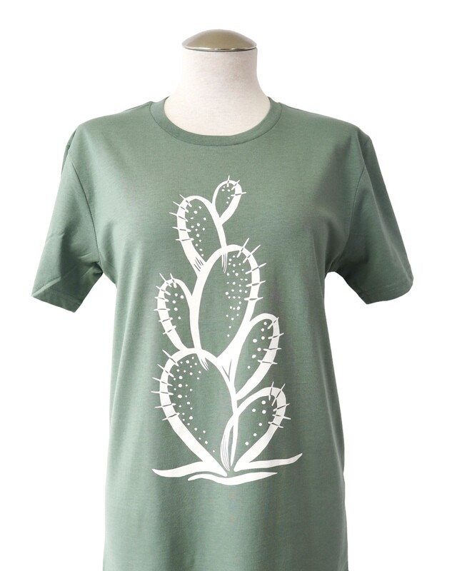 Sage Green Cactus Tee