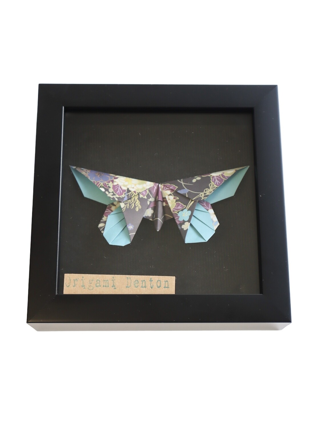Origami Butterfly - Black Frame