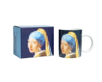 Girl With Pearl Earrings - Pixel Mug
