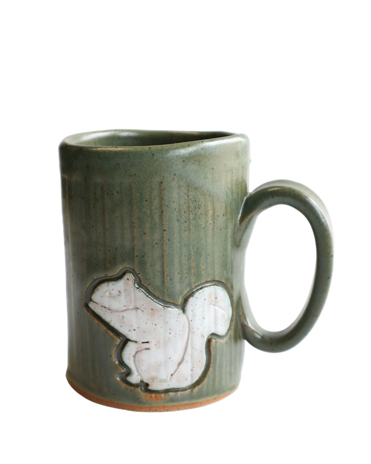 White Squirrel Ceramic Mug 16oz