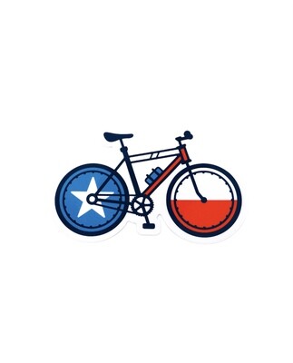 Lonestar Bicycle Sticker