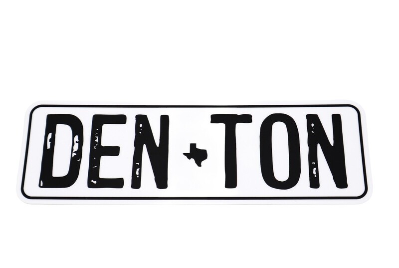DENTON Bumper Sticker - Large