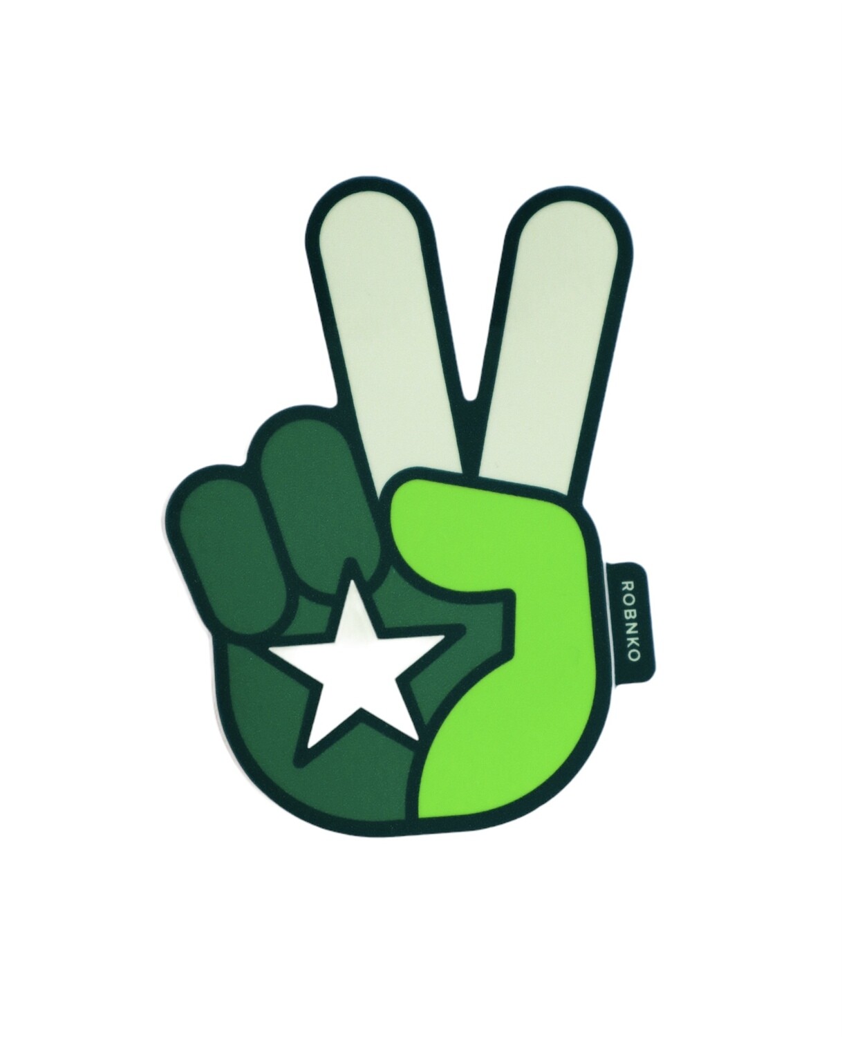 Peace Y'all Sticker - Green