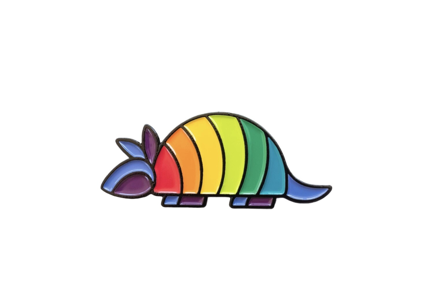 Rainbow Armadillo Pin