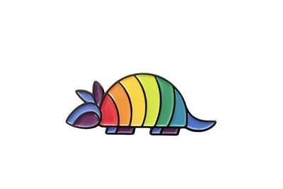 Rainbow Armadillo Pin