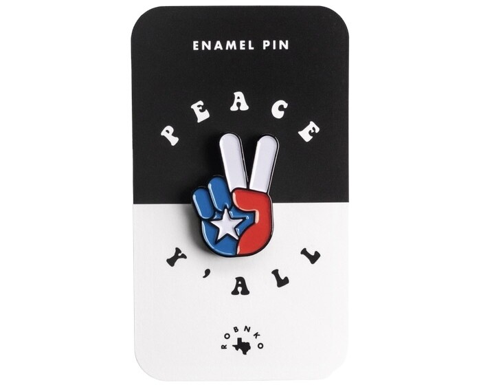 Peace Y&#39;all Enamel Pin - Classic