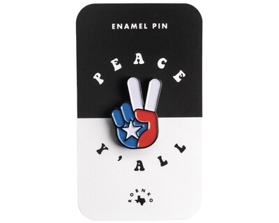 Peace Y'all Enamel Pin - Classic 