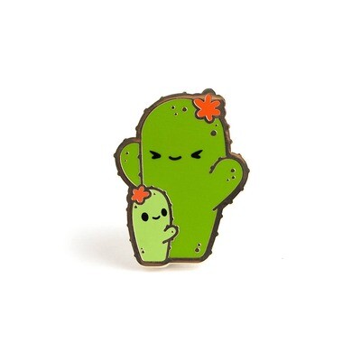 Cactus Hugs Pin