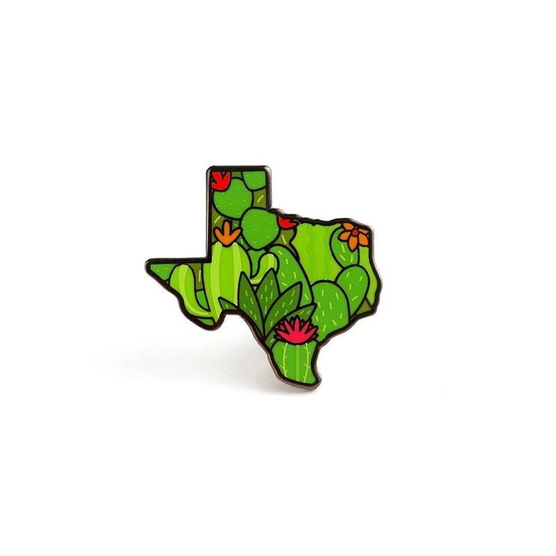 Texas Cactus Pin