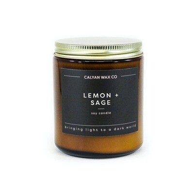 Lemon + Sage Candle