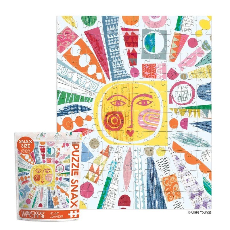Mid Century Sun 100 Piece Puzzle Snax