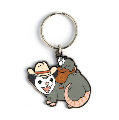 Possum Posse Keychain