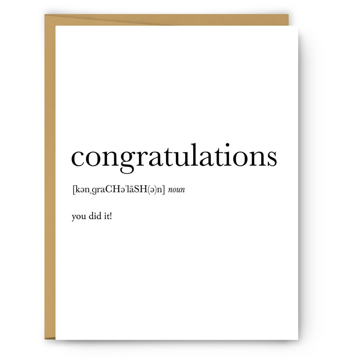 Congratulations Definition - Congrats Card