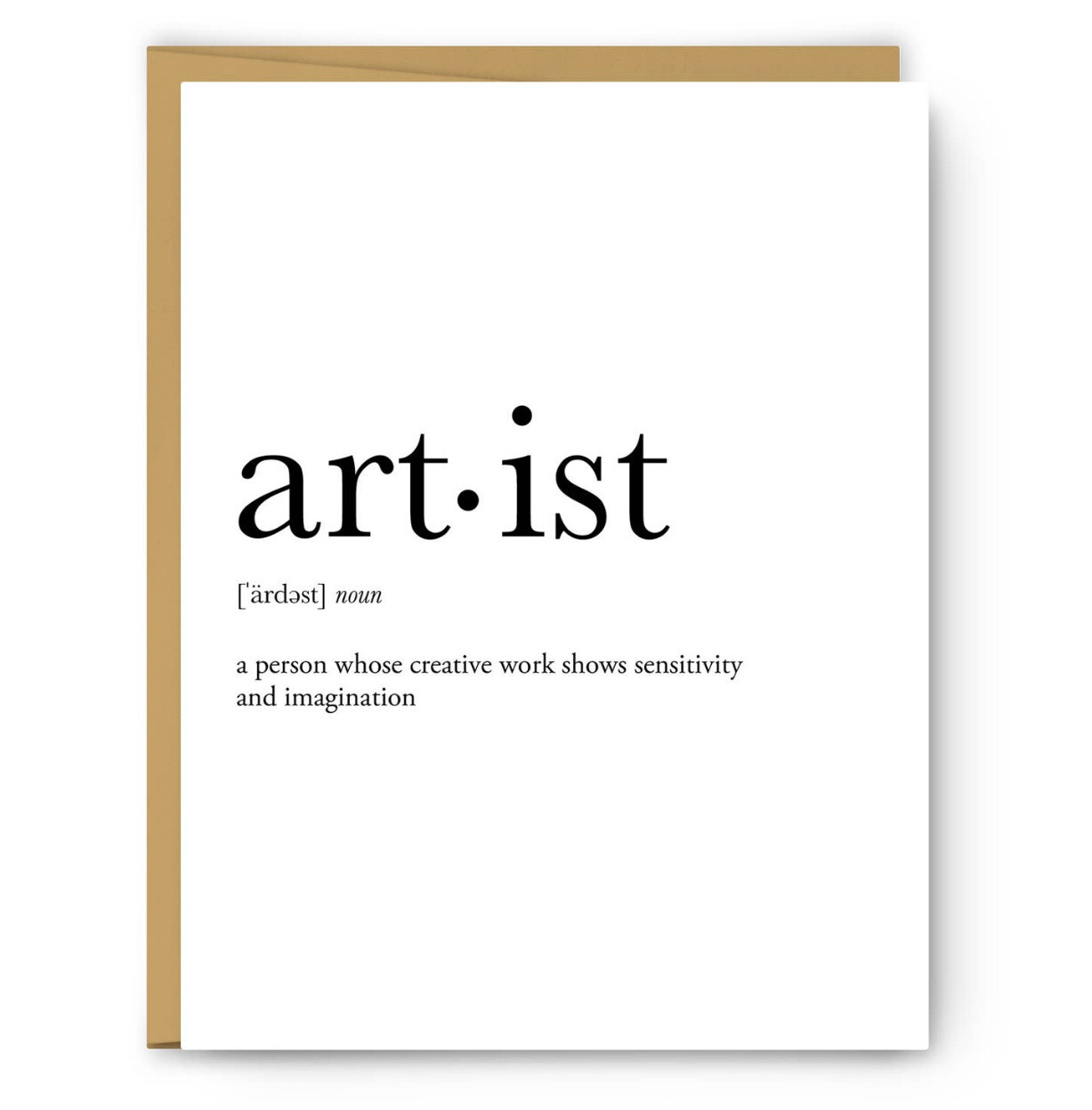 Artist Definition - Everyday Card