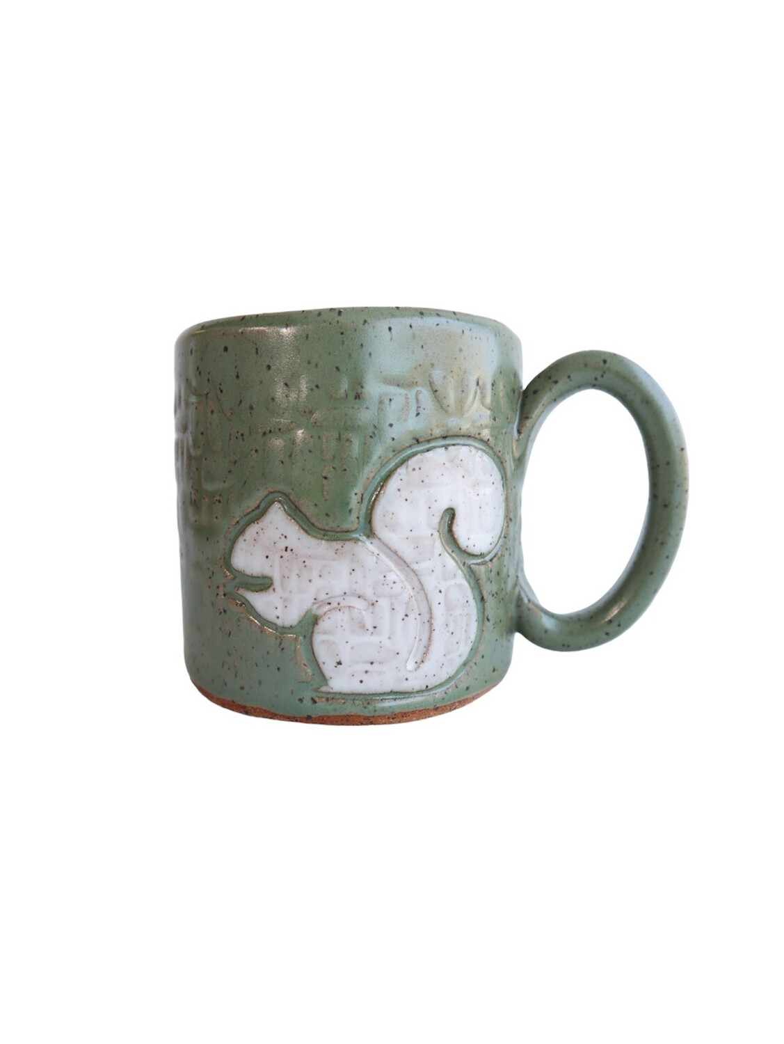 White Squirrel Ceramic Mug 10oz