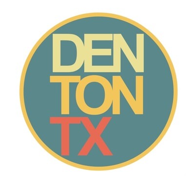 Round Denton Sticker