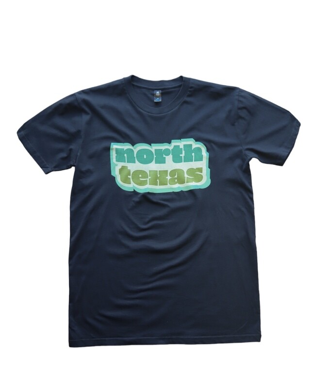 Retro North Texas Tee Midnight Navy