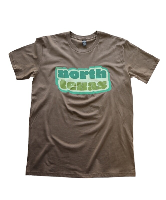 Retro North Texas Tee Walnut