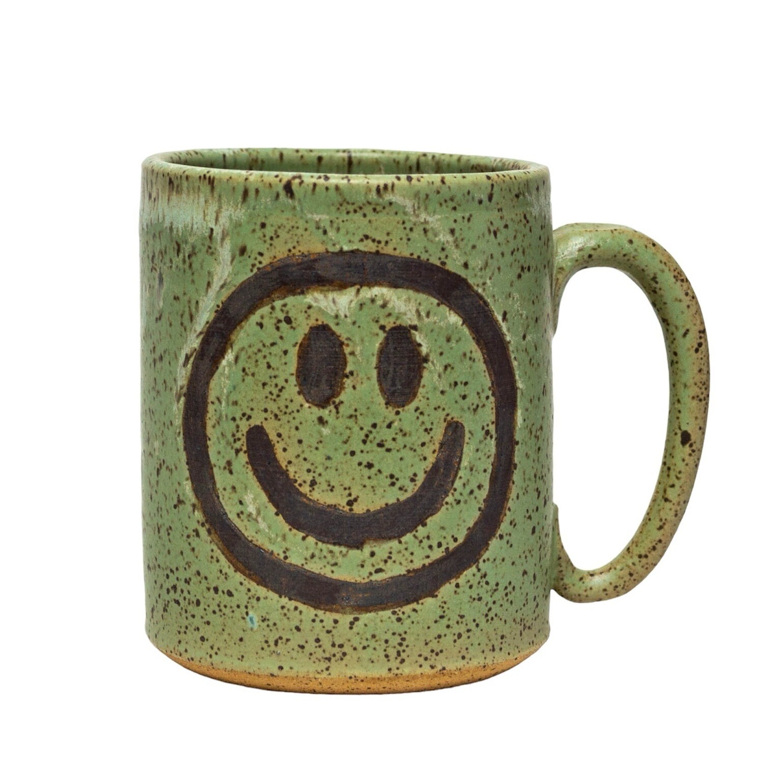 Smiley Face Green 14oz Mug