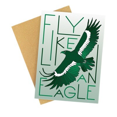 Fly Like An Eagle Card