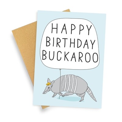 Happy BDay Buckaroo Card