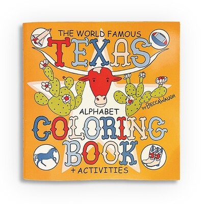 Texas Alphabet Coloring Book
