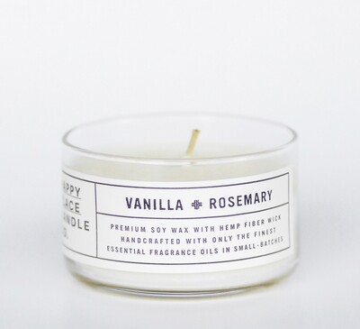 Vanilla + Rosemary 4oz Candle