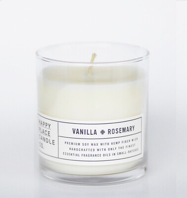 Vanilla + Rosemary 9oz Candle